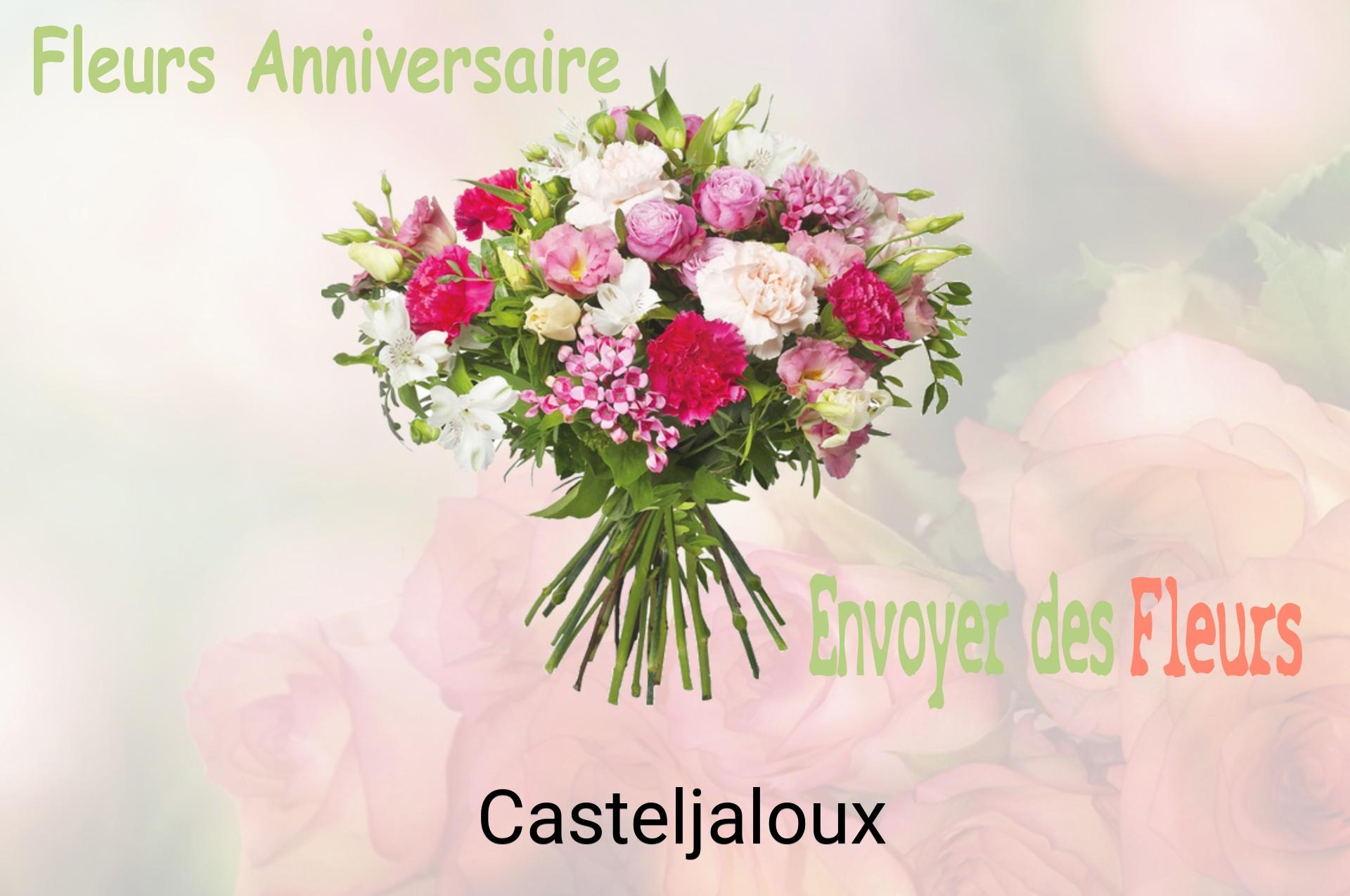 Bouquet de fleurs d’anniversaire livré à Casteljaloux