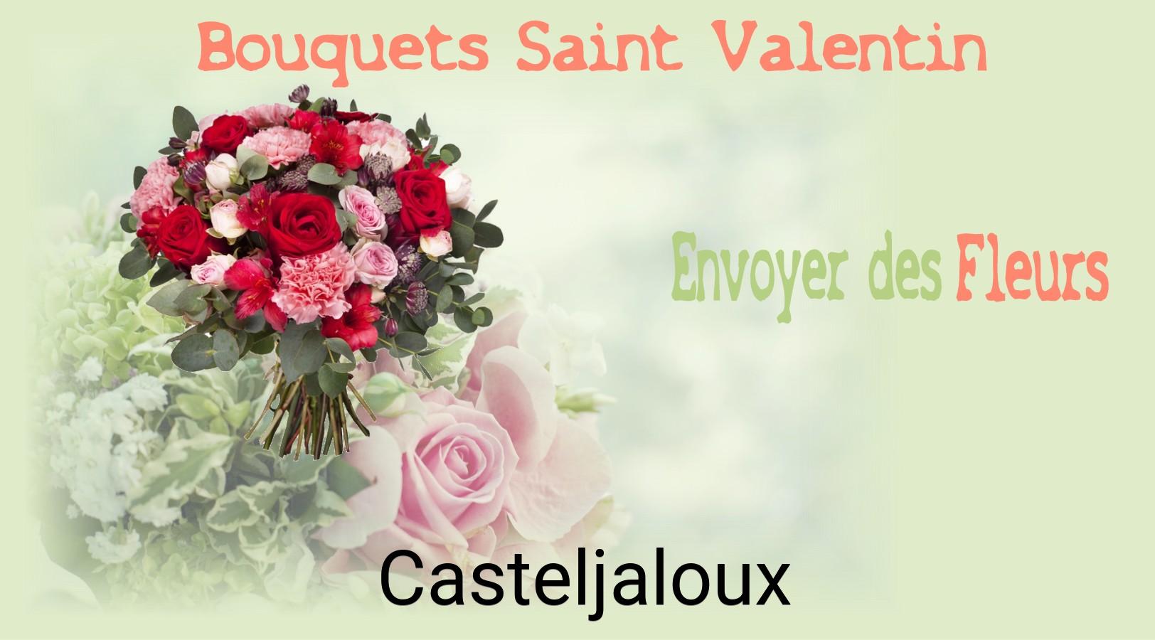 Roses de Saint-Valentin livrées à Casteljaloux